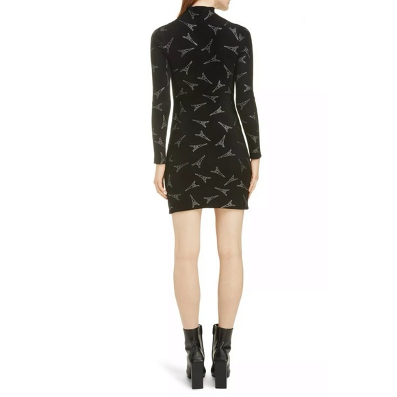 BALENCIAGA Eiffle Tower Crystal Mock Neck Sweater - Picture 3 of 12